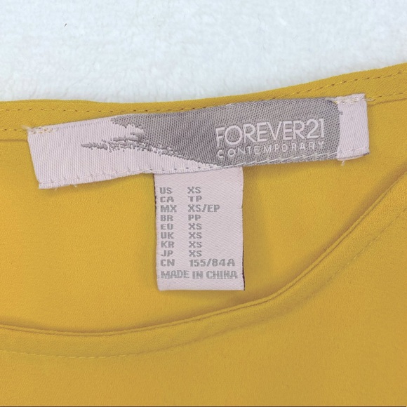 Forever 21 Mustard Yellow Long Sleeve - Picture 3 of 4